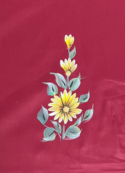 KR0064–Hand painted Jaam Cotton Suit Set