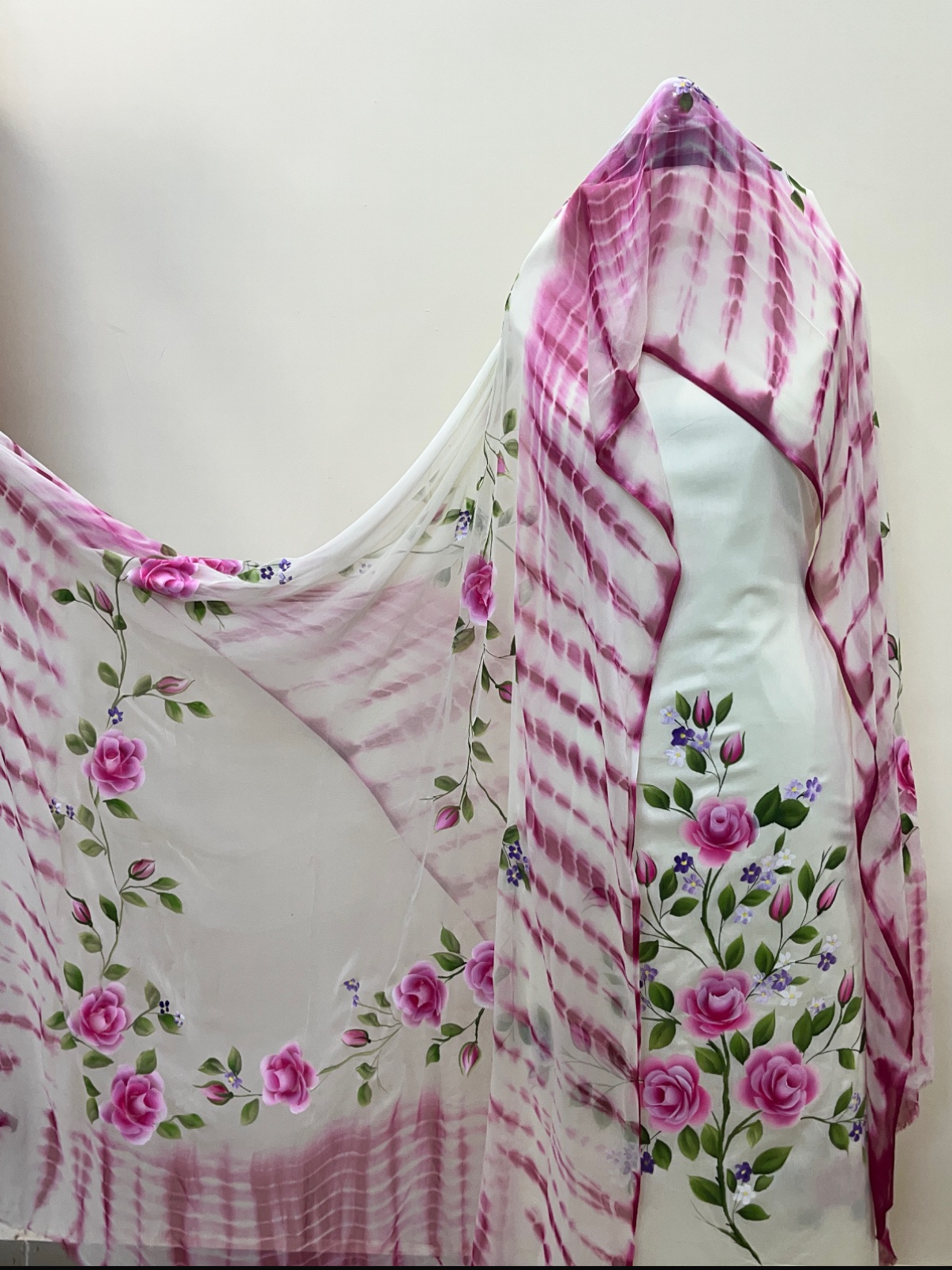 KR0063–Hand painted Jaam Cotton Suit Set