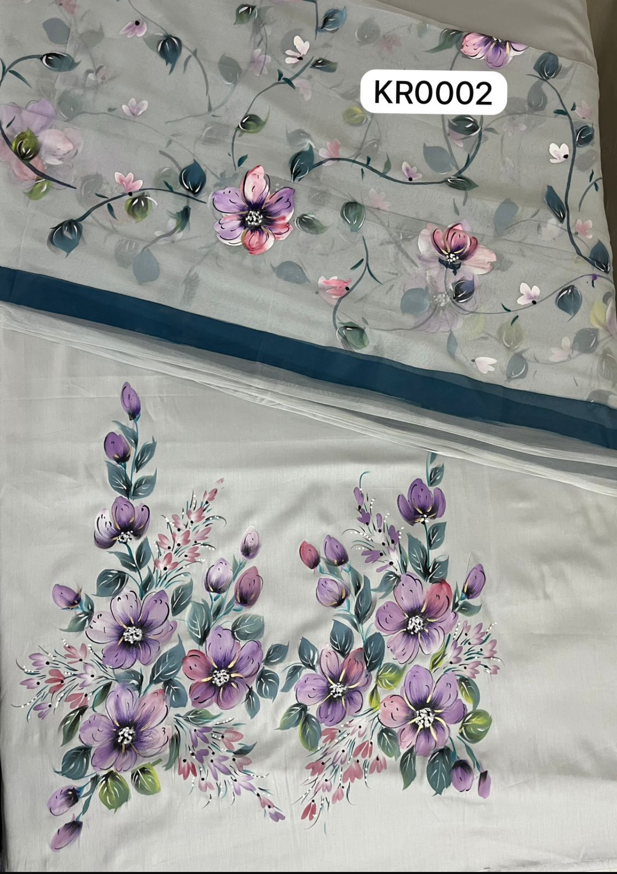 KR0002 – Hand Painted Jaam Cotton Suit Set