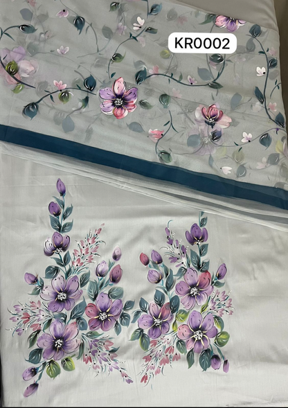 KR0002 – Hand Painted Jaam Cotton Suit Set
