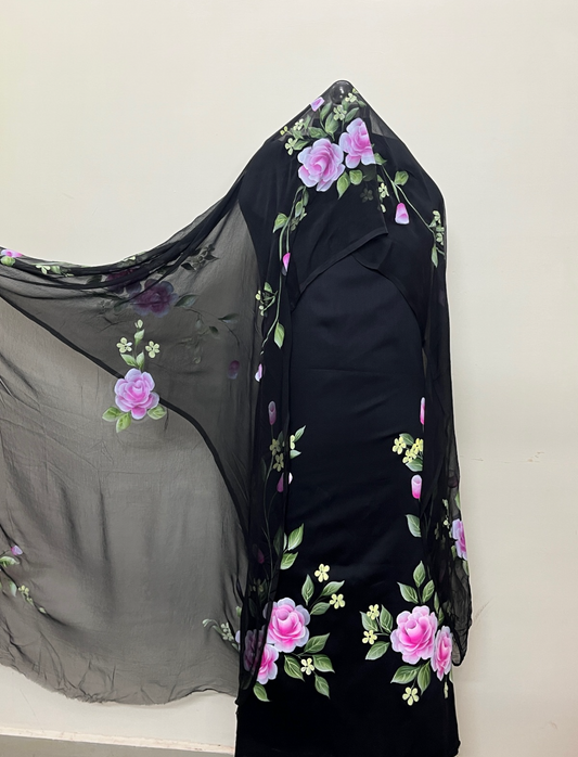 KR0065–Hand painted Jaam Cotton Suit Set