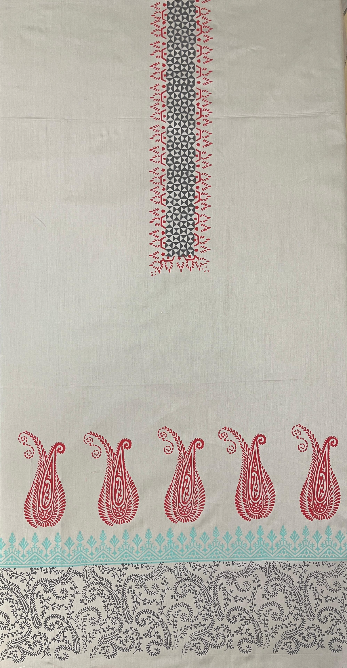 KR0042– Block Printed Jaam Cotton Suit Set