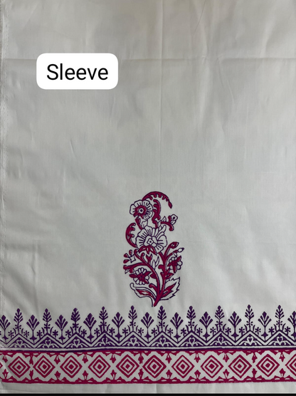 KR0026– Block Printed Jaam Cotton Suit Set